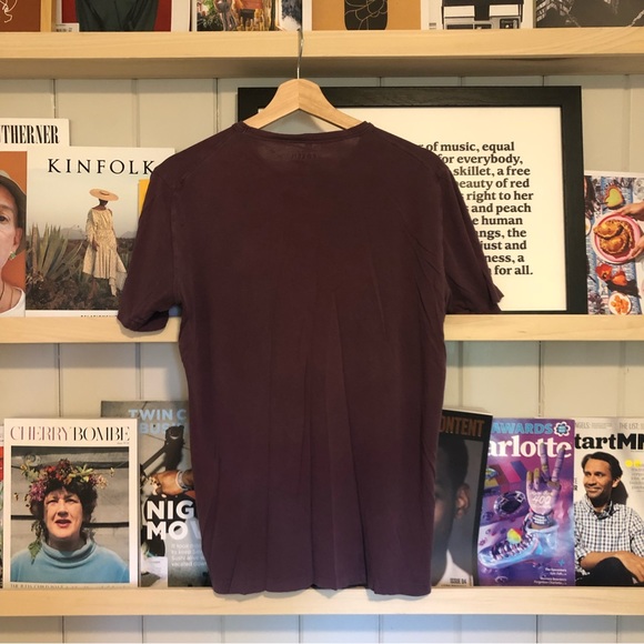 Vintage Fossil brand Pocket T-Shirt in Plum/Purple - Picture 3 of 8